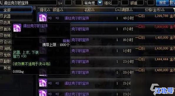 DNF冰强武器宝珠有哪些？2024最新冰属性强化附魔宝珠推荐与获取攻略