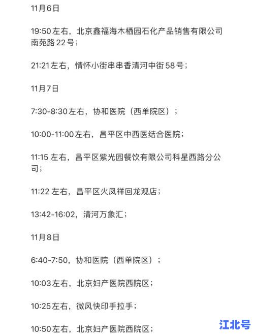 丰台海淀疫情最新动态：北京新增病例轨迹、风险点位及防控政策权威汇总