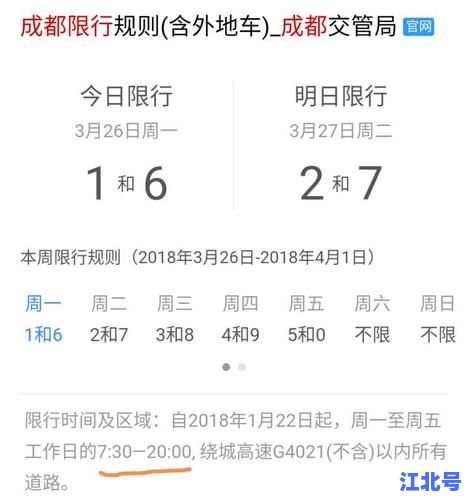 2021年成都限号几点到几点查询指南：限行时间范围最新政策官方解读