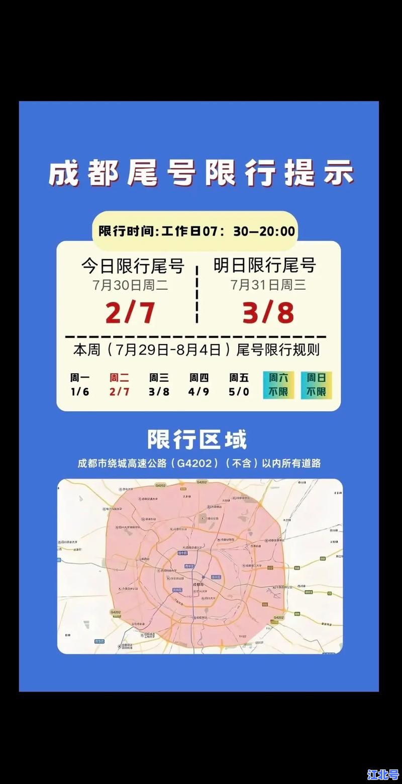 成都限号2020最新限行通知｜绕城高速内尾号限行规则调整与最新时段一览表