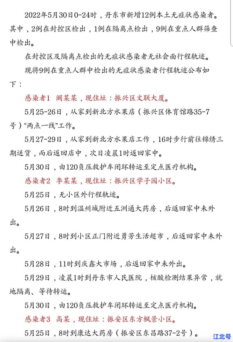丹东最近疫情情况如何？最新新增轨迹与风险区调整官方通报全解析