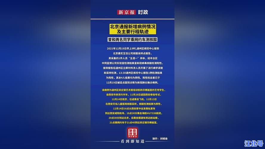 北京疫情发布会最新通报｜今日新增病例轨迹、管控措施及核酸安排全解析