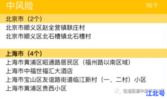 最新全国疫情中风险地区名单，被列入风险名单怎么办
