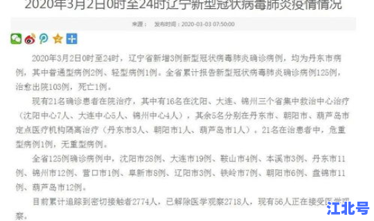 辽宁新增10例本土病例详情 辽宁本土病例最新