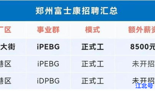 郑州富士康工资多少钱 富士康员工工资待遇