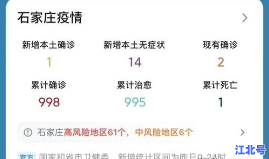 石家庄市疫情最新公告消息今天(石家庄市疫情最新情况)