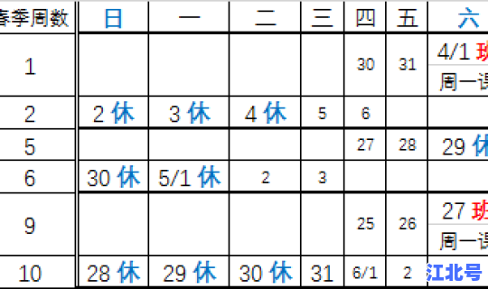 2024年端午节放假(2017年劳动节放假)
