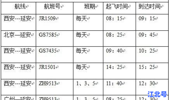 青岛航班时刻表最新？国内航班时刻表