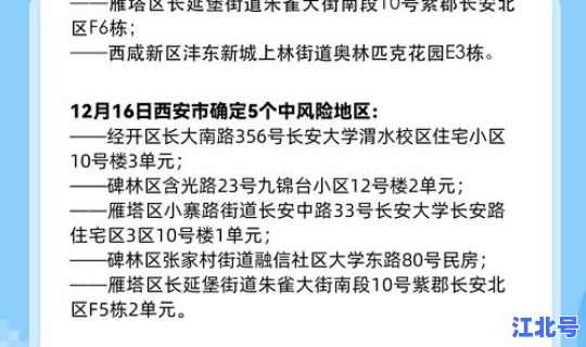 西安市中风险吗？西安中风险地区