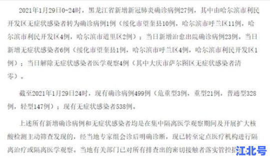 黑龙江新增22例确诊病例轨迹(黑龙江新增40例确诊病例)