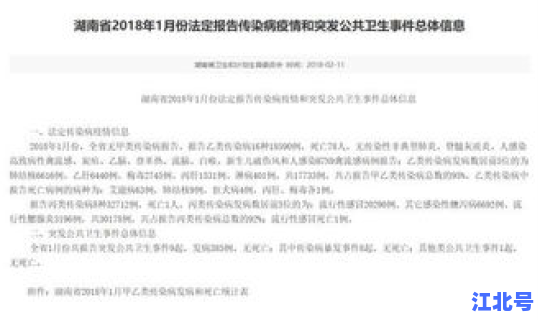 湖南省疫情情况？湖南传染病最新情况