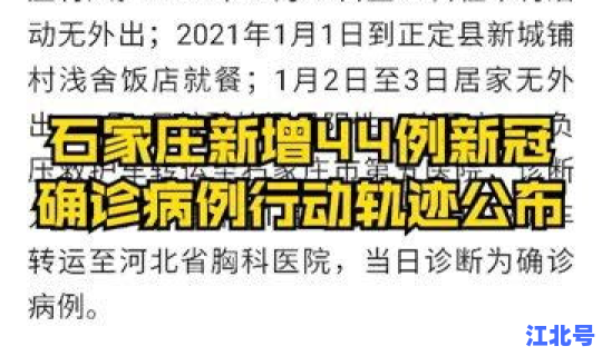 石家庄新增新冠肺炎病例 石家庄发现新型肺炎了吗