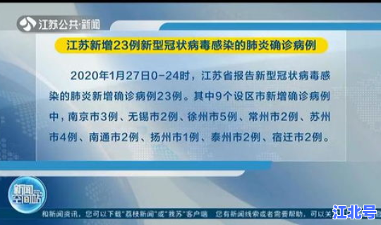 江苏19例冠状病毒？江苏出现什么病毒
