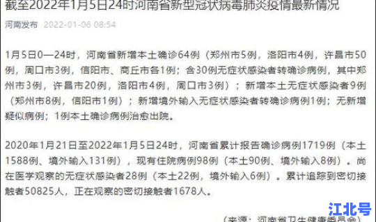 河南省各地最新疫情报告今天？河南疫情最新报告