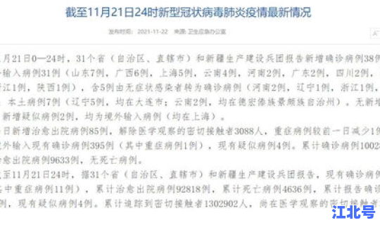31省区市新增本土确诊病例4例 31省疫情最新消息今天