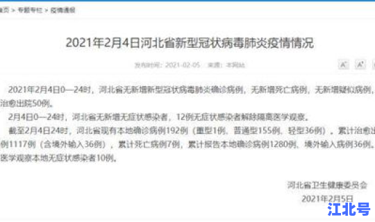 河北新增死亡病例是多大年龄的？河北又出现新病毒了吗