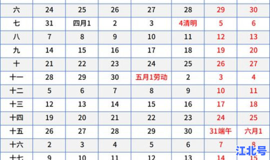 2025年10月日历表，2025年10月多少天