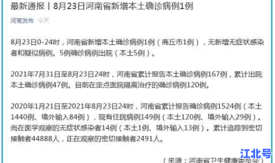 河南新增病例情况最新消息 河南新增本土病例1个详情