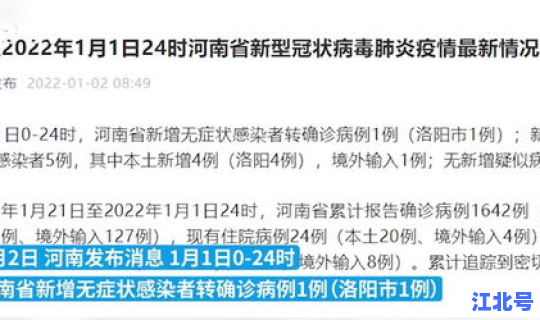 洛阳今天有新增病例吗 洛阳病例