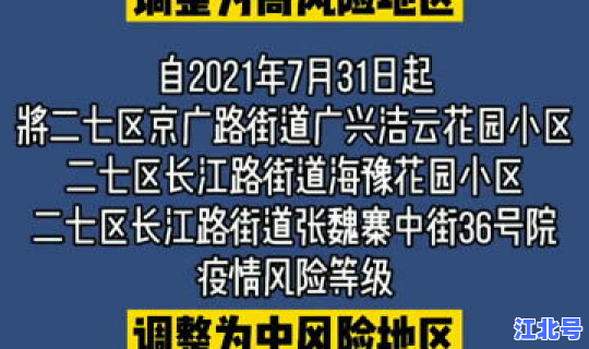河南调整为高风险地区？什么是高风险