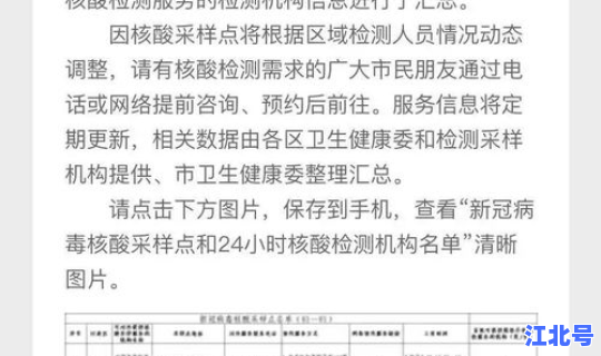 通州核酸检测机构名单，检测机构查询