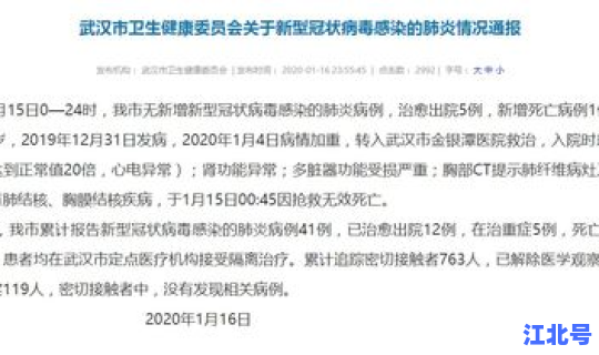 新型冠状病毒病例第一例死亡，新型冠状病毒第一个感染者是谁