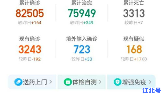 江苏疫情情况实时报告？全国疫情最新情况