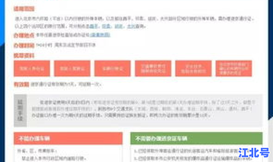 省外无风险地区进京政策，北京外地车辆进京证新规