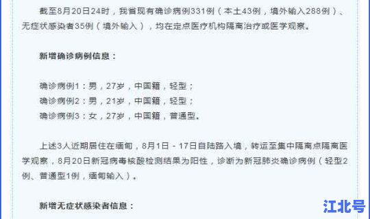 内蒙古新增境外输入确诊病例3例(内蒙古确诊病例最新消息)