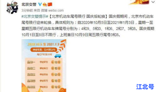 北京机动车限行多长时间轮换一次，北京明日限行车号