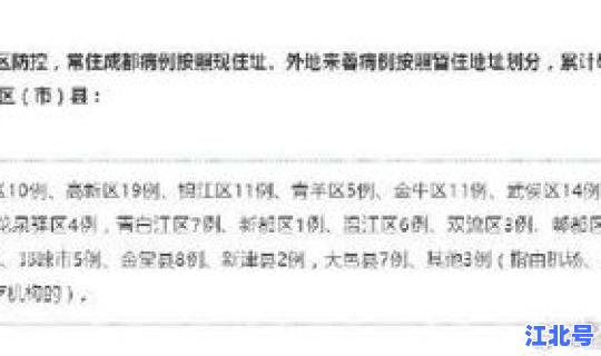 新冠肺炎成都病例，新冠疫情最新消息