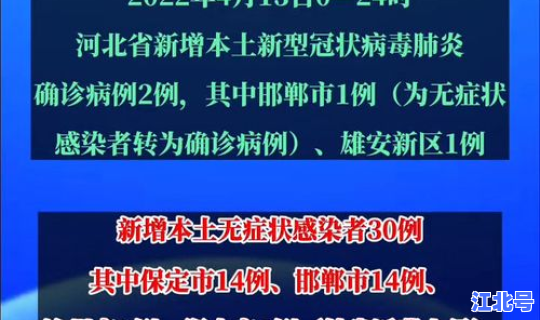 河北昨日新增本地确诊病例？河北新增